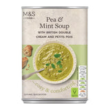 M&S pea and mint soup 400g, imported from the UK