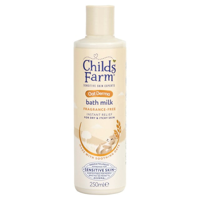 Childs Farm Bath Milk Fragrance-Free 250ml - British product