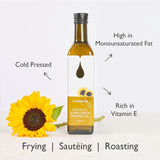 Clearspring Sunflower Frying Oil 500ml - British product