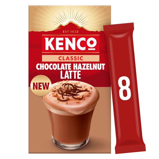 Kenco Hazelnut Latte sachets - British product