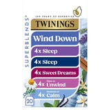 Twinings Wind Down herbal tea bags variety pack 20 tea bags (British brand)