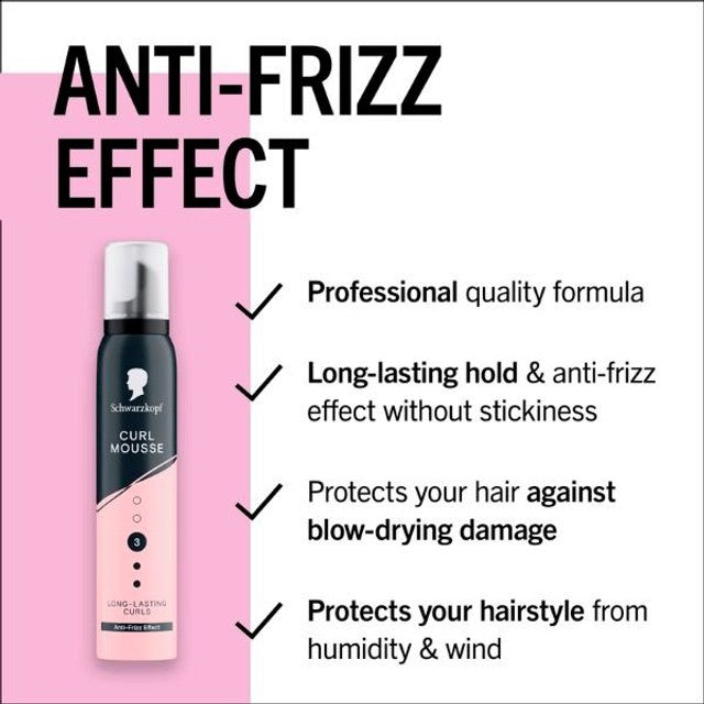 Schwarzkopf Curl Mousse 200ml (British brand)