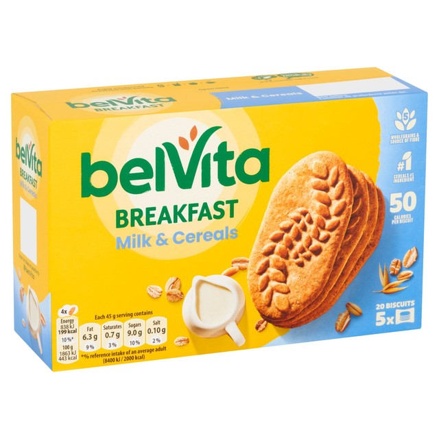Belvita milk & cereals breakfast biscuits - British product