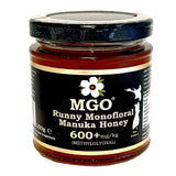 MGO monofloral runny Manuka honey 250g, imported from the UK