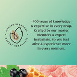 Twinings Superblends Heartea blackcurrant rosemary honey herbal tea 20 tea bags (British brand)