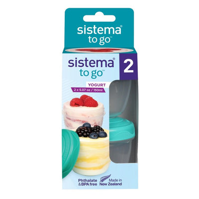 M&S Sistema Yoghurt To Go Food Storage Containers- Buy online at McGrocer
