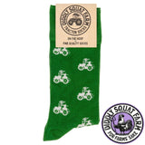 Diddly Squat Farm green tractor socks one size (British brand)