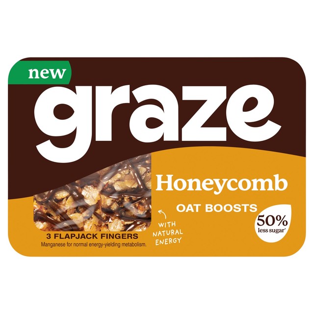 Graze Honeycomb Oat Boosts Flapjack 46g, UK version