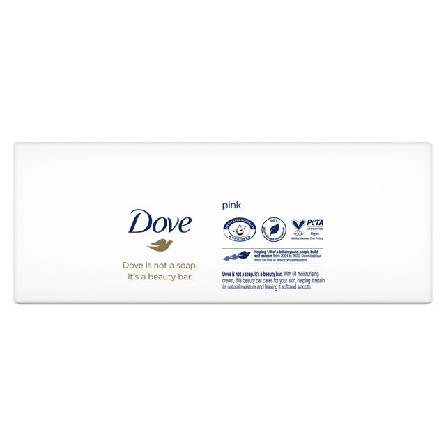 Dove Pink Beauty Bar 6 x 90g - British product