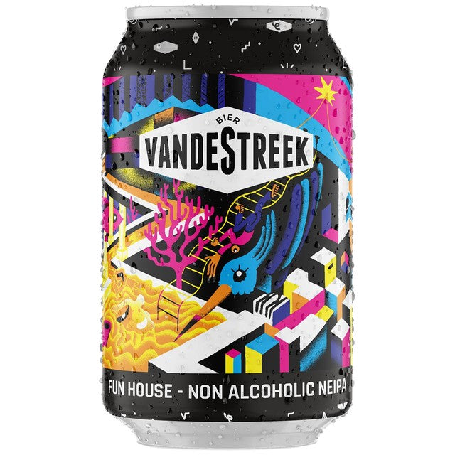 Vandestreek Fun House NEIPA alcohol-free beer 330ml - British product