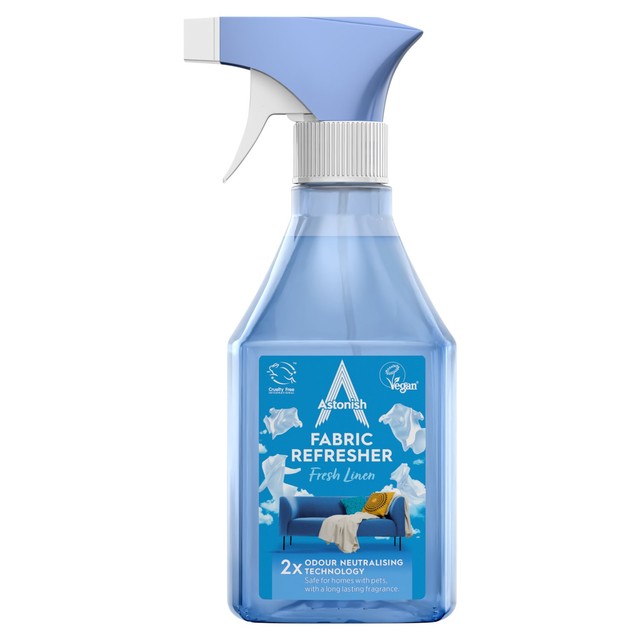 Astonish fabric refresher Fresh Linen, imported from the UK