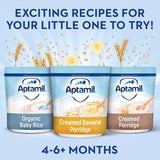 Aptamil Creamed Banana Porridge Baby Cereal 125g - British product