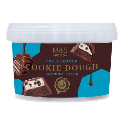 M&S Cookie Dough Brownie Bites Süße Leckerei 270g