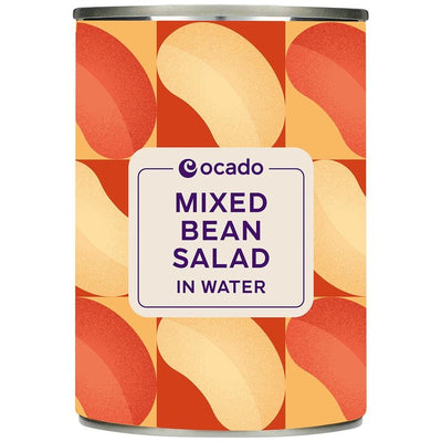 M&S Ocado Mixed Bean Salad in Water Canned Bean Salad 400g- Buy online at McGrocer