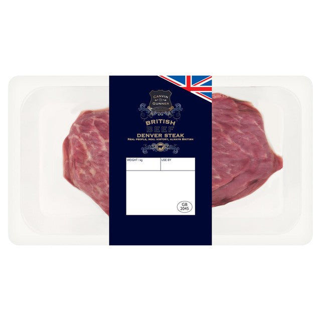 Canvin & Gunner Denver chuck beef steak 200g - British product