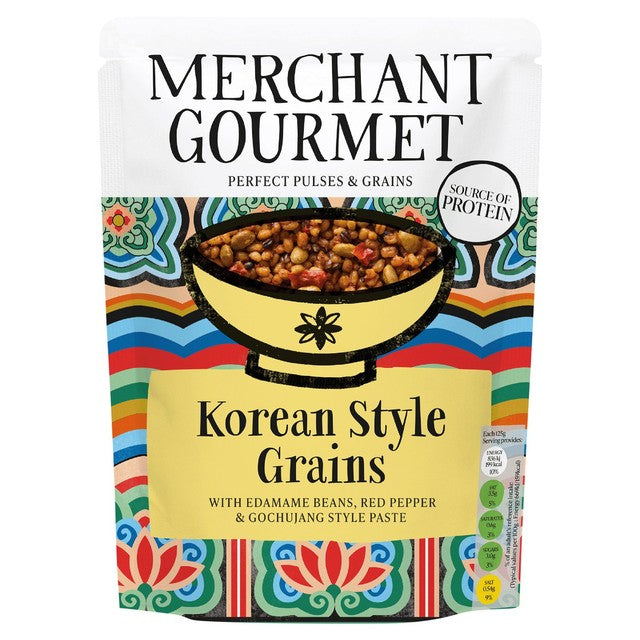 Merchant Gourmet Korean-Style Grains 250g, imported from the UK