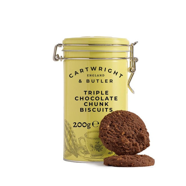Cartwright & Butler Triple Chocolate Chunk Biscuits 200g - British product