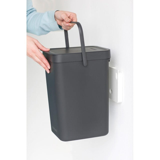 Brabantia Grey Recycle Bin 12L - British product