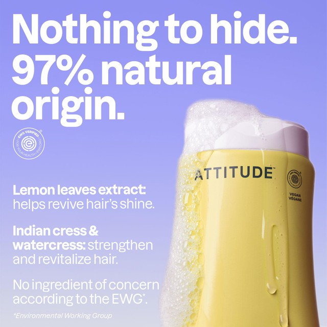 Attitude Super Leaves Clarifying Shampoo 473ml - British product