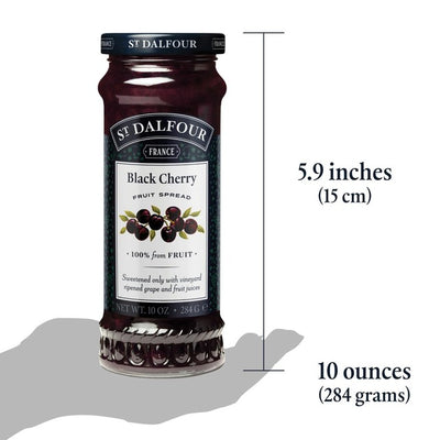 St Dalfour Schwarzkirschen Fruchtfruchtaufstrich 284g