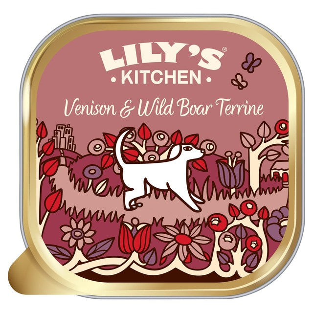 Lily's Kitchen venison terrine for dogs (British brand)