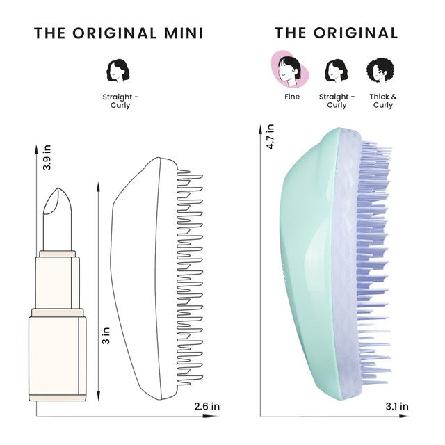 Tangle Teezer detangling hairbrush Mint Violet (British brand)