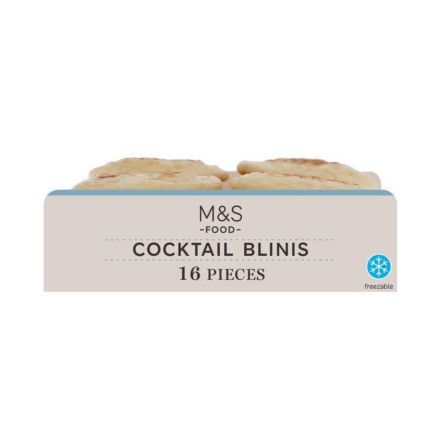 M&S cocktail blinis 112g - British product