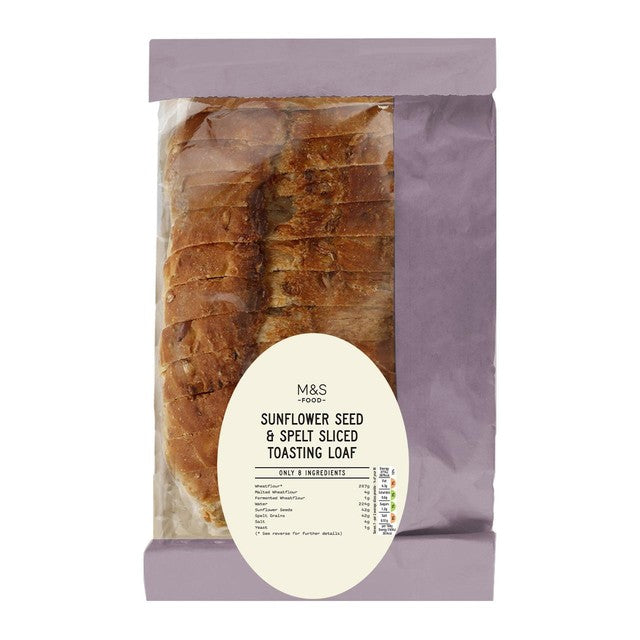 M&S sunflower seed spelt toasting loaf - British product