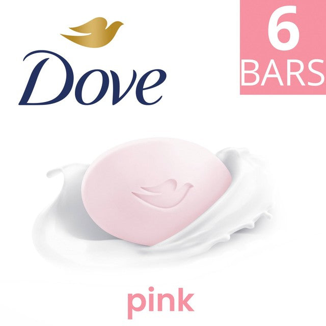 Dove Pink Beauty Bar 6 x 90g - British product
