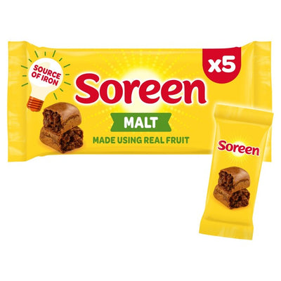Soreen Malt Lunchbox Loaves Snack Bars 5 x 30g