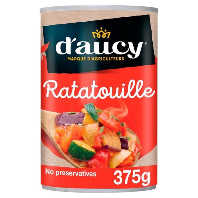 D'aucy Ratatouille canned vegetable stew 360g - British product