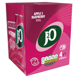 J2O apple and raspberry soft drink 4 x 250ml cans, UK version
