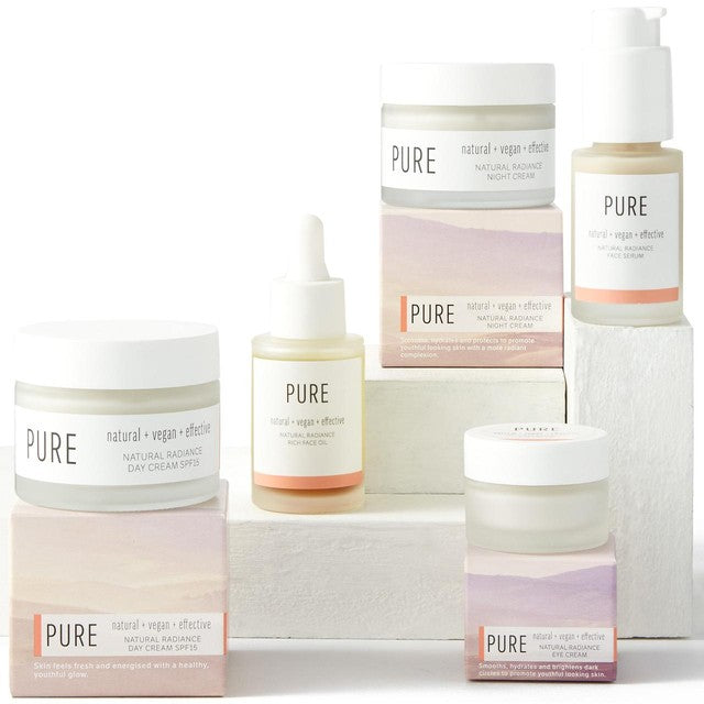 M&S Pure Natural Radiance face serum 30ml, imported from the UK