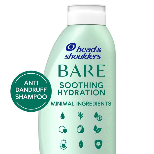 Head & Shoulders Bare Soothing Hydration Shampoo 400ml, UK version