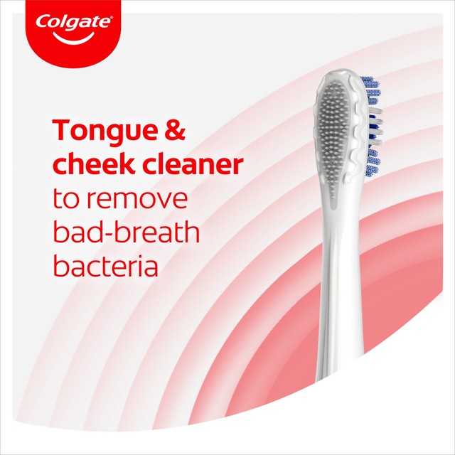 Colgate toothbrush heads Max White Soft pack of 4 - British product