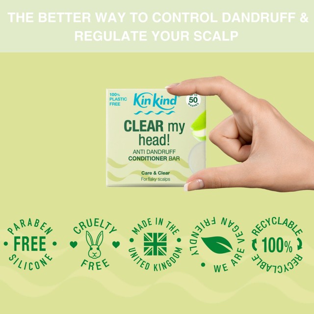 KinKind anti-dandruff conditioner bar 40g, UK version