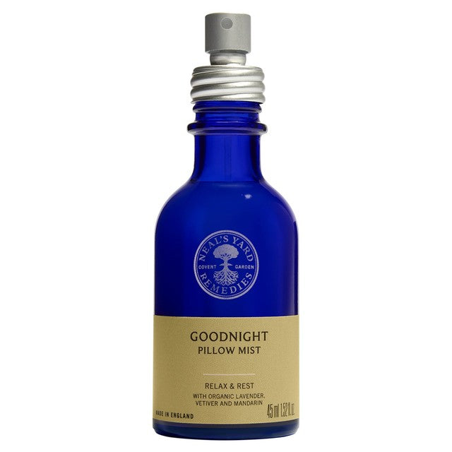Neal's Yard Remedies Goodnight Pillow Mist 45ml, imported from the UK
