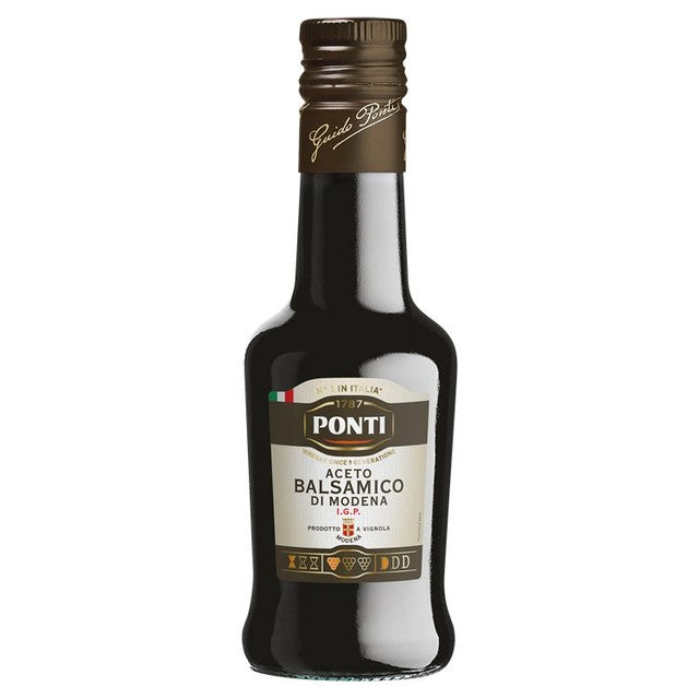 Ponti Balsamic Vinegar of Modena 250ml, imported from the UK