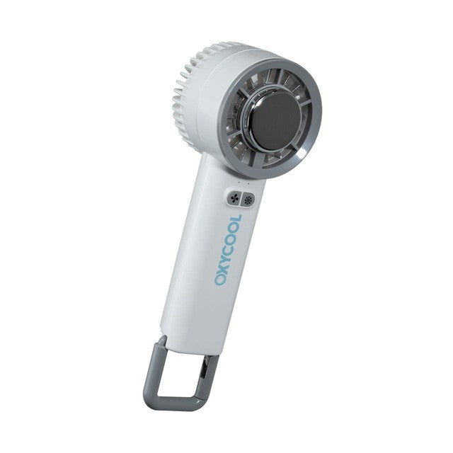 Oxycool rechargeable mini handheld fan (British brand)