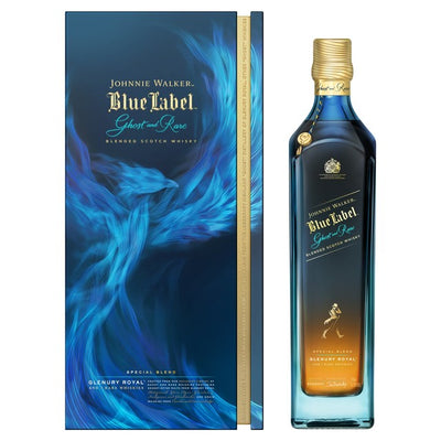 M&S Johnnie Walker Blue Label Ghost & Rare Glenury Royal Limited Edition Blended Scotch Whisky 70cl- Buy online at McGrocer