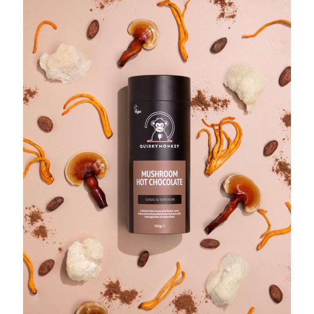 Quirky Monkey mushroom hot chocolate no added sugar 150g (British brand)