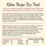 Lily's Kitchen dry kitten food chicken and white fish 800g, UK version