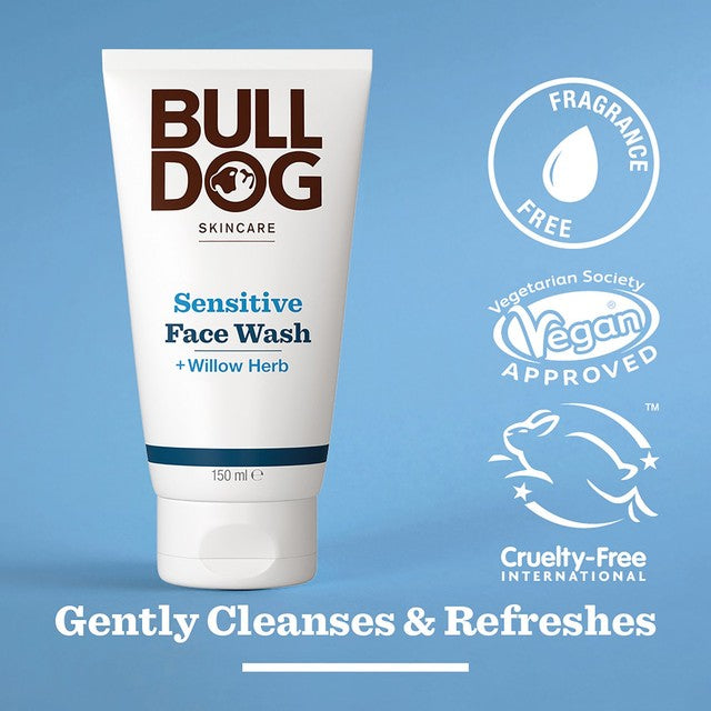Bulldog sensitive face wash 150ml - British product