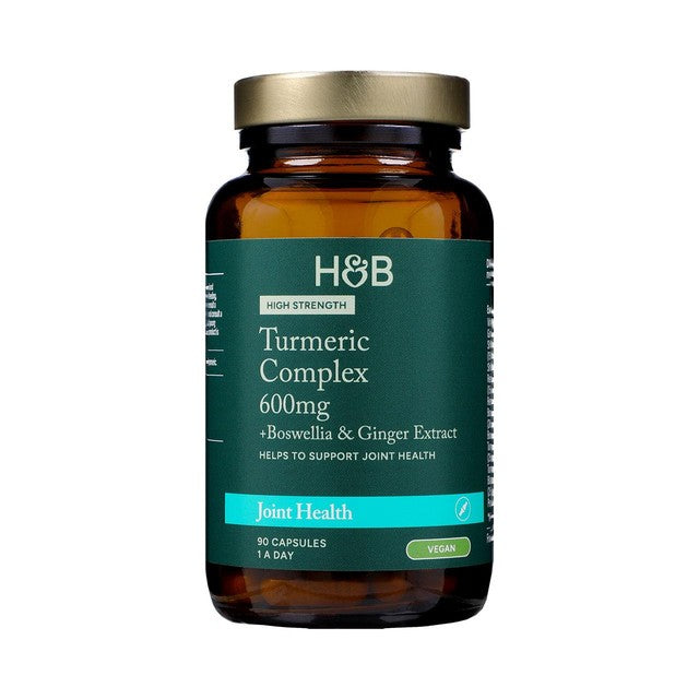 Holland & Barrett High Strength Turmeric supplement 90 capsules, UK version