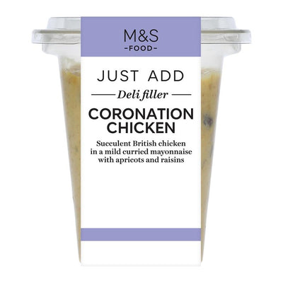 M&S M&S Coronation Chicken Deli Filler 220g- Buy online at McGrocer