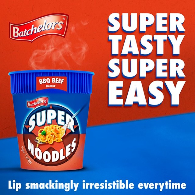 Batchelors instant noodle pot BBQ beef flavour 75g - British product