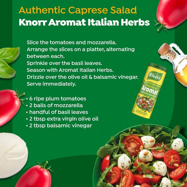 Knorr Italian Herbs seasoning 60g (British brand)