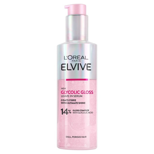 L'Oreal Elvive glycolic gloss hair serum 150ml, UK version