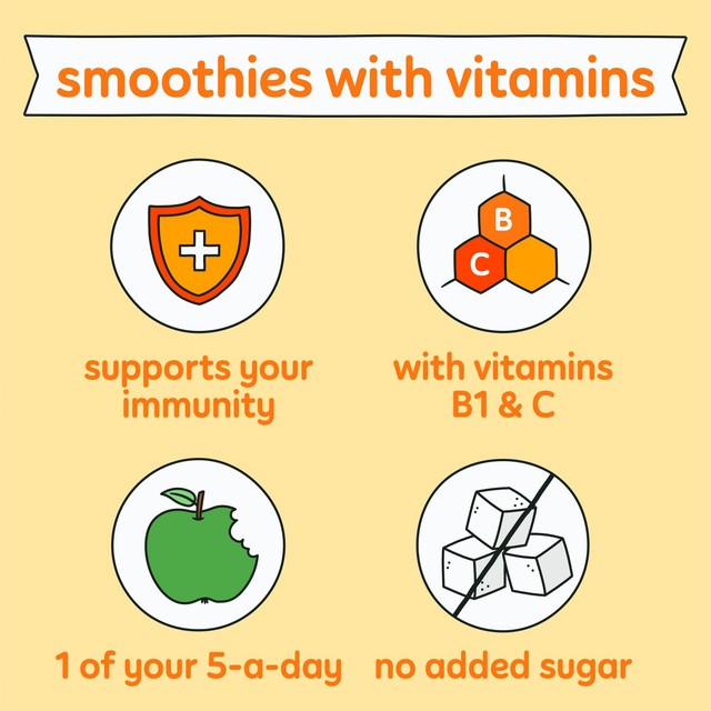 Innocent Citrus Defence super smoothie with mandarin carrot ginger, UK version