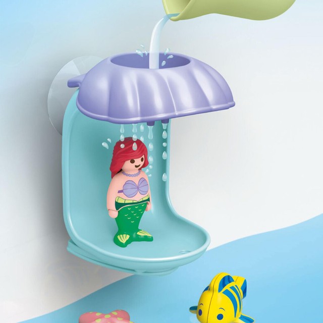 Playmobil Ariel's Shell Shower bath toy, imported from the UK